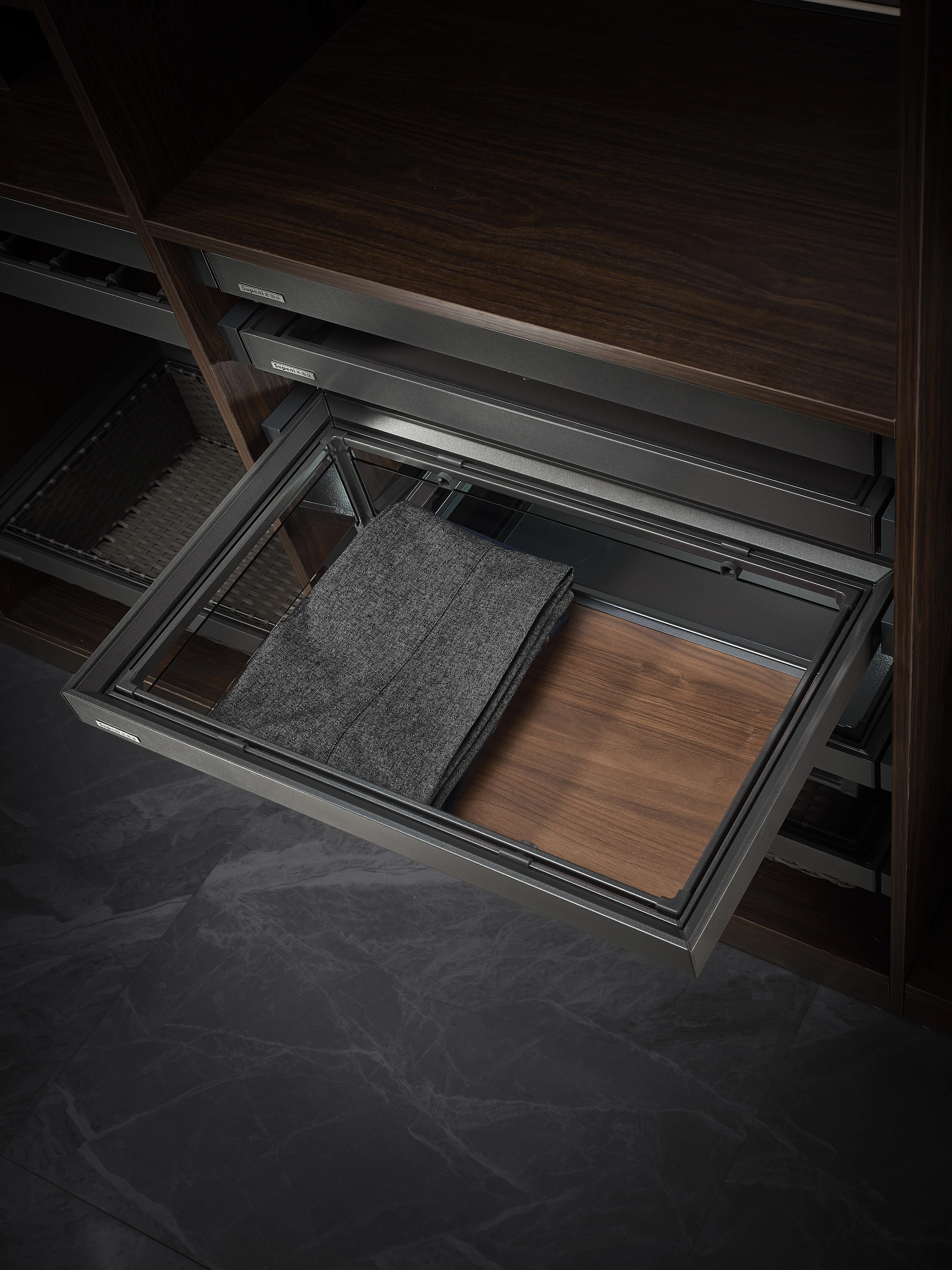 Glass Storage Basket