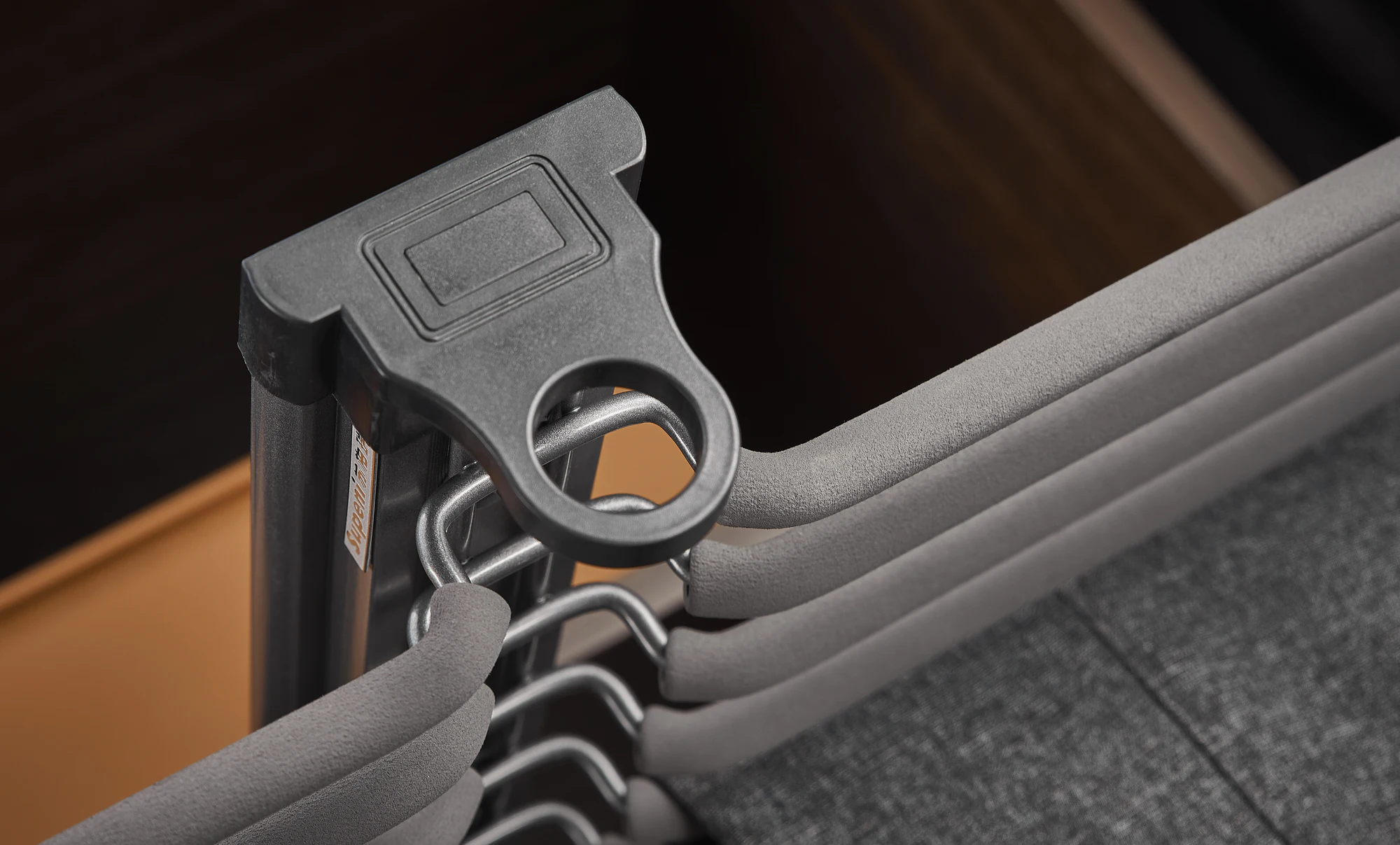 Top Mounted Double Pants Rack