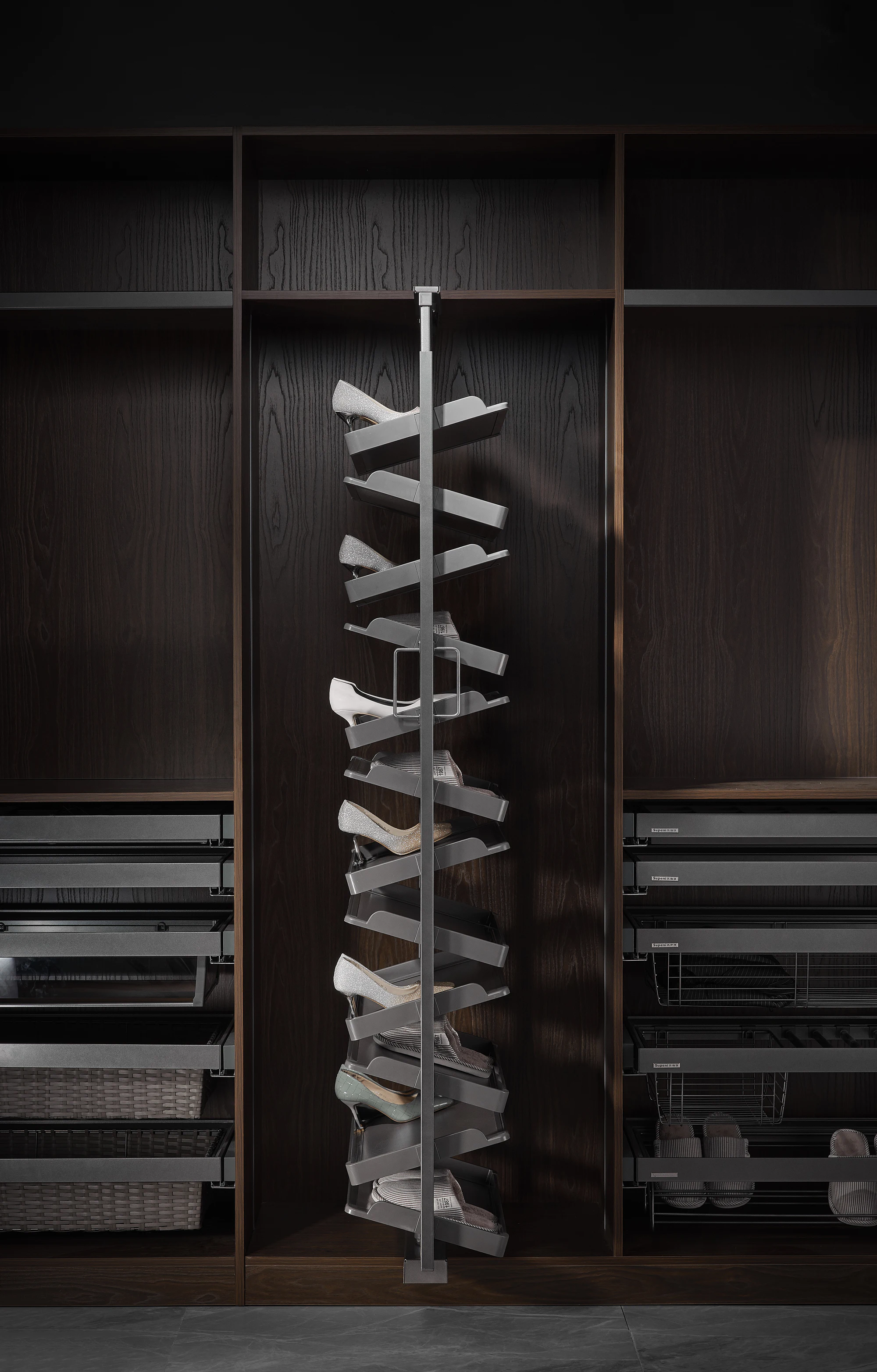 360 Rotating Shoe Rack