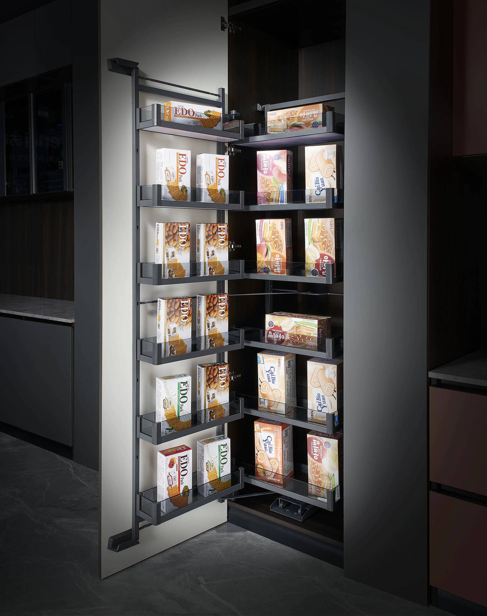 Tall Glass Pantry